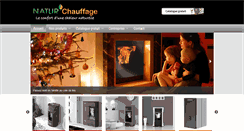 Desktop Screenshot of natur-chauffage.com