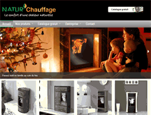Tablet Screenshot of natur-chauffage.com